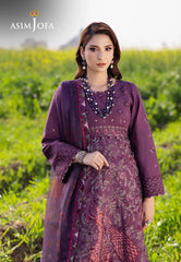ASIM JOFA - EMBROIDERED LAWN - AJELL-18