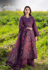 AJELL-18 EMBROIDERED LAWN 3 PCS