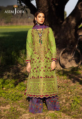AJELL-05 EMBROIDERED LAWN 3 PCS