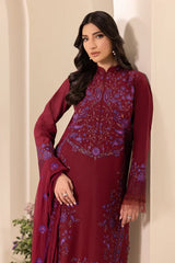 Embroidered Chiffon Dopatta 08