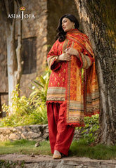 Asim Jofa - Printed Khaddar - AJUW-47