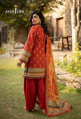 Asim Jofa - Printed Khaddar - AJUW-47