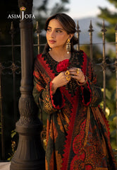 Asim Jofa - Embroidered Khaddar - AJUW-11