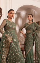 Zarif - Inayat - Embroidered Net - Shabab