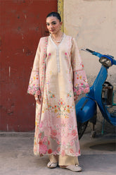 Rajbari - Nissa Floral Symphony - Embroidered Printed Viscose -10