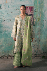 Rajbari - Nissa Floral Symphony - Embroidered Printed Viscose - 06