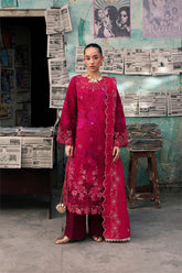 Rajbari - Nissa Floral Symphony - Embroidered Printed Viscose - 05