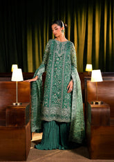 Elaf Premium - Serenade - The Formal Handwork - Organza - Ehm-10 Verdella