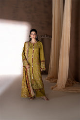 Coral - Rangrez-The Linen Edit - Zareen CRA-02-B