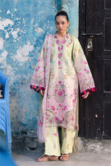 Rajbari - Nissa Floral Symphony - Embroidered Printed Viscose - 09