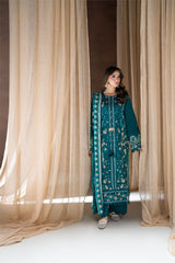 Coral - Rangrez-The Linen Edit - Gulnaar CRA-02-A