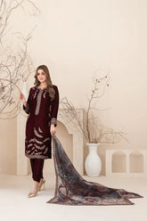 Tawakkal - Minakari Embroidered Velvet D-5274