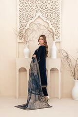 Tawakkal - Minakari Embroidered Velvet D-5272
