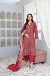 Tawakkal - Nessa Print Embroidered Staple D-3992