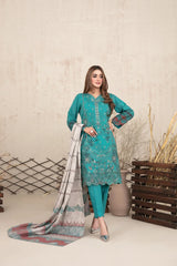 Tawakkal - Dafeenah Print Embroidered Staple D-5530