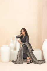 Tawakkal - Saalihah Print Embroidered Lawn D-1118