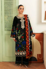 Rajbari - Nissa Print Embroidered Marina - 11