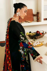 Rajbari - Nissa Print Embroidered Marina - 11