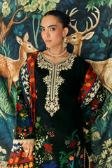 Rajbari - Nissa Print Embroidered Marina - 11