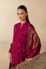 Rajbari - Sareen Embroidered Viscose D10