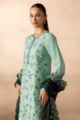 Rajbari - Sareen Embroidered Viscose D11