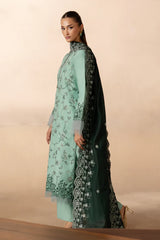 Rajbari - Sareen Embroidered Viscose D11