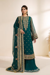 Zarif - Meraki - Embroidered Chiffon - Sarai