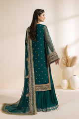 Zarif - Meraki - Embroidered Chiffon - Sarai