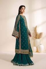 Zarif - Meraki - Embroidered Chiffon - Sarai