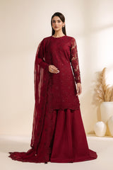 Zarif - Meraki - Embroidered Chiffon - Adaab