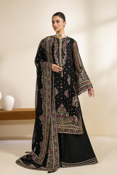 Zarif - Meraki - Embroidered Chiffon - Mehski