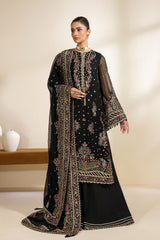 Zarif - Meraki - Embroidered Chiffon - Mehski