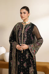 Zarif - Meraki - Embroidered Chiffon - Mehski