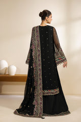 Zarif - Meraki - Embroidered Chiffon - Mehski