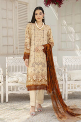 Abisha Fabrics - Vol 2 - Print Embroidered Viscose - ART 03