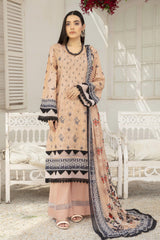Abisha Fabrics - Vol 2 - Print Embroidered Viscose - ART 02