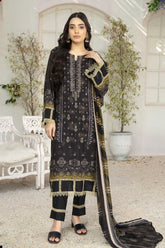 Abisha Fabrics - Vol 2 - Print Embroidered Viscose - ART 09