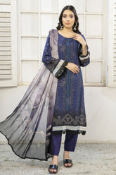 Abisha Fabrics - Vol 2 - Print Embroidered Viscose - ART 10