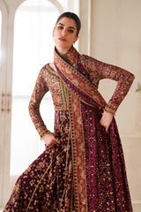 EMBROIDERED CHIFFON CH14-05