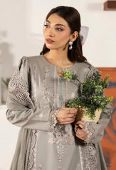 Humdum - Embroidered Lawn - Meraki - D10
