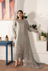 Humdum - Embroidered Lawn - Meraki - D10