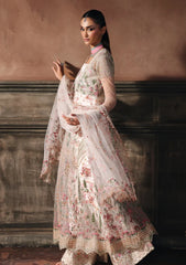 Rajbari - Sage Embroidered Hand Embellished Net - Radiance