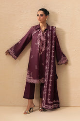Qalamkar - QPrints Winter '26 - Linen - QPW-02 (B) Veena