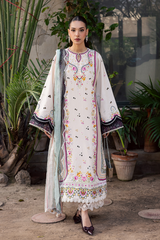 Zarposh - Celia Luxury Embroidered Lawn - Zarmin