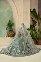 Akbar Aslam - Embellished Organza - Frostine