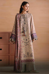 Zync - One Nation - Print Embroidered Viscose - Khaaki