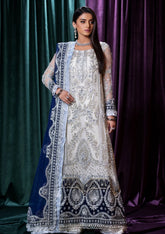 Maryum N Maria - Mijwan Embroidered Handmade Net - Lea (MFD-122)