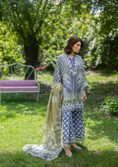 Elaf Premium - Bridgerton Printed Lawn - EPB-5A VIOLETTE