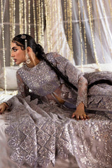 Akbar Aslam - Embellished Organza - Yashm