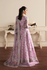 Zarif - Siraya - Embroidered Chiffon - Hinna
